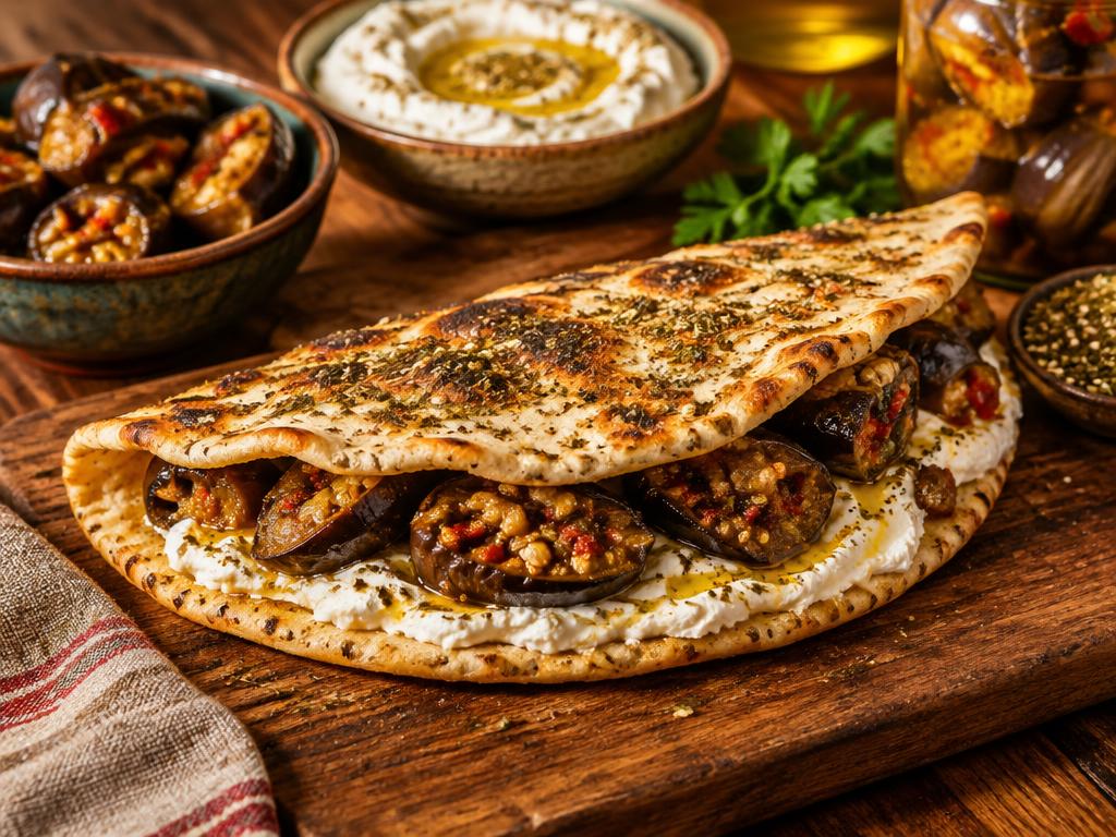 مشروحة لبنة مع مقدوس